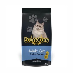 Econature Plus Tavuklu Yetişkin Kedi Maması 13,5 Kg + 1,5 Kg Bonus Paket - Econature