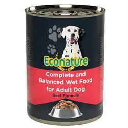 Econature Sığır Etli Yetişkin Köpek Konservesi 400 gr - Econature