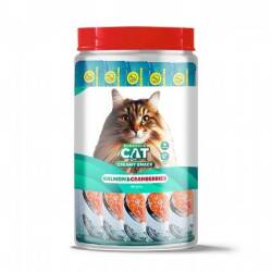Euro Gold Kedi Ödül Çubuğu Sıvı Somonlu Kızılcıklı 30 Adet x 15 gr - EuroCat