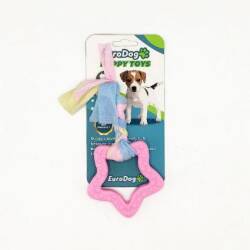 EuroDog Puppy Toys Pembe Yıldız Yavru Köpek Diş Kaşıma Oyuncağı - EuroDog