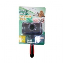 EuroDog&Cat Kendinden Temizlemeli Kedi Köpek Fırçası Medium - EuroCat