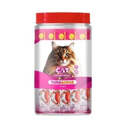 EuroGold Cat Sıvı Kedi Ödülü Ton Balığı ve Yengeçli 30x15 Gr - EuroCat