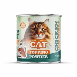 EuroGold Cat Topping Powder Tavuk Ciğerli Mama Tozu 60 Gr - EuroCat