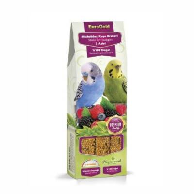 EuroGold Muhabbet Kuşu Meyveli Kraker Üçlü 95 Gr - 1