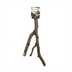 EuroGold Papağanlar İçin Doğal Ahşap Tünek 45-55 Cm - EuroGold