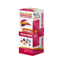 EuroGold Vogel Feather Kuşlar İçin Tüy Bakım Destekleyici Damla 50 Ml - EuroGold