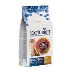 Exclusion Monoprotein Sığır Etli ve Narlı Düşük Tahıllı Kısırlaştırılmış Kedi Maması 1,5 Kg - Exclusion
