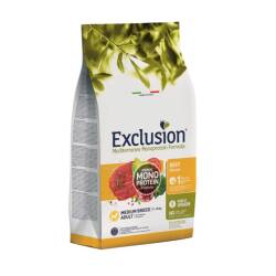Exclusion Monoprotein Sığır Etli ve Narlı Düşük Tahıllı Orta Irk Yetişkin Köpek Maması 12 Kg - Exclusion