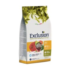 Exclusion Monoprotein Sığırlı ve Narlı Düşük Tahıllı Küçük Irk Yetişkin Köpek Maması 2 Kg - Exclusion