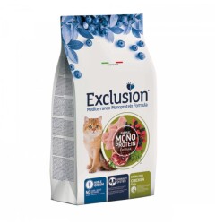 Exclusion Monoprotein Tavuklu ve Narlı Düşük Tahıllı Kısırlaştırılmış Kedi Maması 12 Kg - Exclusion