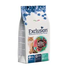 Exclusion Monoprotein Ton Balıklı ve Narlı Düşük Tahıllı Kısırlaştırılmış Kedi Maması 1,5 Kg - Exclusion