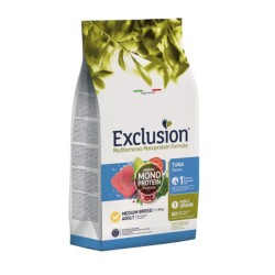 Exclusion Monoprotein Ton Balıklı ve Narlı Düşük Tahıllı Orta Irk Yetişkin Köpek Maması 12 Kg - Exclusion