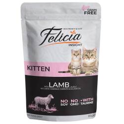 Felicia Pouch Kuzulu Tahılsız Yavru Kedi Konservesi 85 Gr - Felicia