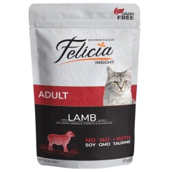 Felicia Pouch Kuzulu Tahılsız Yetişkin Kedi Konservesi 85 Gr - Felicia