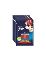 Felix Jöle İçinde Sığır Etli Yetişkin Kedi Konservesi 85 gr X 26 Adet - Felix