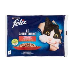 Felix Multipack Sığır ve Tavuk Etli Yetişkin Kedi Konservesi 4 X 85 gr - Felix