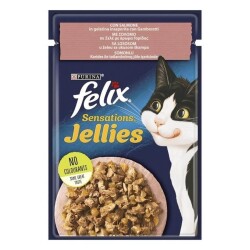 Felix Sensation Somon ve Karidesli Yetişkin Kedi Konservesi 85 Gr - Felix