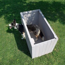 Ferplast Argo 100 Ahşap Köpek Kulübesi - 4