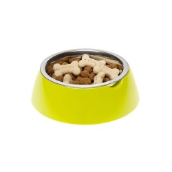 Ferplast Jolie Kedi ve Köpekler için Çelik Mama ve Su Kabı Yeşil 500 ml S - 2
