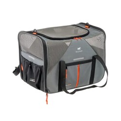 Ferplast Voyager 450 Kedi Köpek Kumaş Taşıma Çantası Gri 50x33x33 cm - Ferplast