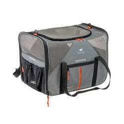 Ferplast Voyager 450 Kedi Köpek Kumaş Taşıma Çantası Gri 50x33x33 cm - Ferplast