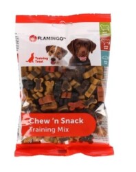Flamingo Chew'n Kemik Şeklinde Karışık Çeşitli Köpek Ödül Maması 150 gr - Flamingo