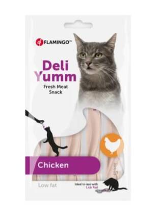 Flamingo Deli Yumm Tavuklu Krema Kedi Ödül Maması 14 Gr 5'li - 1
