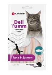 Flamingo Deli Yumm Tuna ve Somonlu Krema Kedi Ödül Maması 14 Gr 5'li - Flamingo