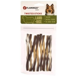 Flamingo Duetto Twist Kuzulu Çubuk Köpek Ödül Maması 85 Gr 8'li - Flamingo