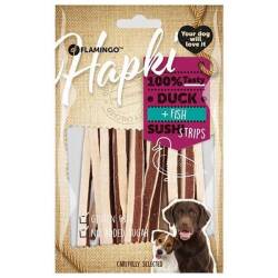 Flamingo Hapki Glutensiz Ördek ve Balıklı Şerit Köpek Ödülü 85 gr - Flamingo