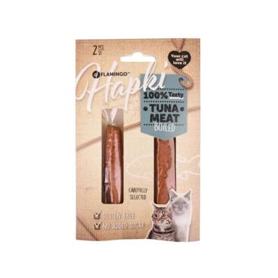 Flamingo Hapki Pişirilmiş Ton Balıklı Kedi Ödül Maması (2'li) 35 gr - 1