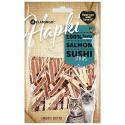 Flamingo Hapki Somon ve Alabalıklı Glutensiz Şerit Kedi Ödülü 85 gr - Flamingo