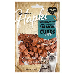 Flamingo Hapki Somonlu Glutensiz Küp Kedi Ödülü 85 gr - Flamingo