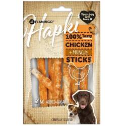 Flamingo Hapki Tavuk eti Sargılı Kemik Köpek Ödül Maması 80 Gr - Flamingo