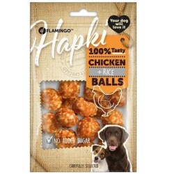 Flamingo Hapki Tavuklu ve Pirinçli Top Köpek Ödül Maması 75 Gr - Flamingo
