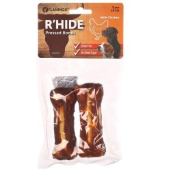 Flamingo Rhide Tavuk Sargılı Kemik Köpek Ödül Maması 2'li 10 Cm 120 Gr - 2