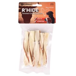 Flamingo Rhide Tavuklu Glutensiz Burgu Köpek Ödül Maması 12 cm 70 Gr 5'li - Flamingo