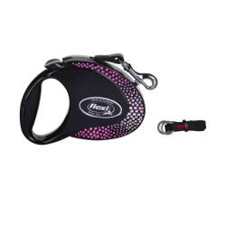 Flexi Glam Siyah M Beden 5 MT Otomatik Şerti Tasma - Flexi