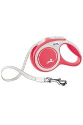 Flexi New Comfort Şerit Otomatik Gezdirme Tasması XS Kırmızı 3 mt - Flexi