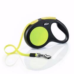 Flexi Şerit Otomatik Tasma Medium Neon 5 mt - Flexi