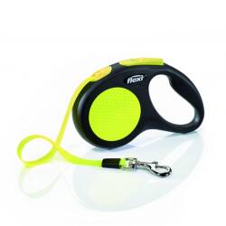 Flexi Şerit Otomatik Tasma Small Neon 5 mt - Flexi