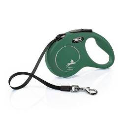 Flexi New Classic Yeşil Otomatik Şerit Köpek Gezdirme Tasması-L 5 M - Flexi