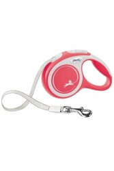 Flexi New Comfort 5 mt Şerit Otomatik Tasma Medium Kırmızı 5 mt - Flexi