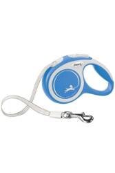 Flexi New Comfort Şerit Köpek Gezdirme Tasması Small Mavi 5 mt - Flexi