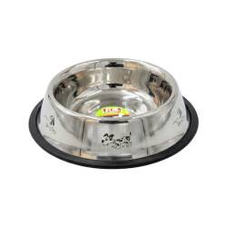 Flip Kedi ve Küçük Irk Köpek Figürlü Çelik Mama ve Su Kabı 235 Ml - Flip