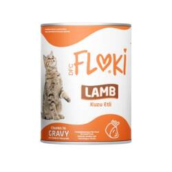 Floki Kuzulu Yetişkin Kedi Konservesi 400 gr - Floki