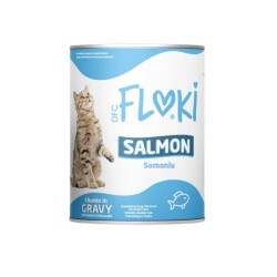 Floki Somonlu Yetişkin Kedi Konservesi 400 gr - Floki