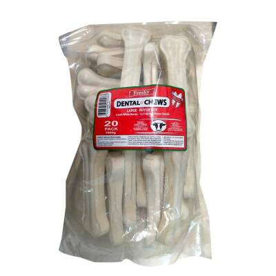 Freshy Beyaz Dental Kemik 12,5 cm 20 Adet - 1