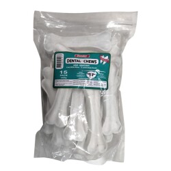 Freshy Köpekler İçin Beyaz Dental Kemik 15 cm 15 Adet - Freshy