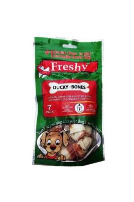 Freshy Dental Ördek Kaplı Düğüm Kemikler 6,5 cm 7 Adet - 1